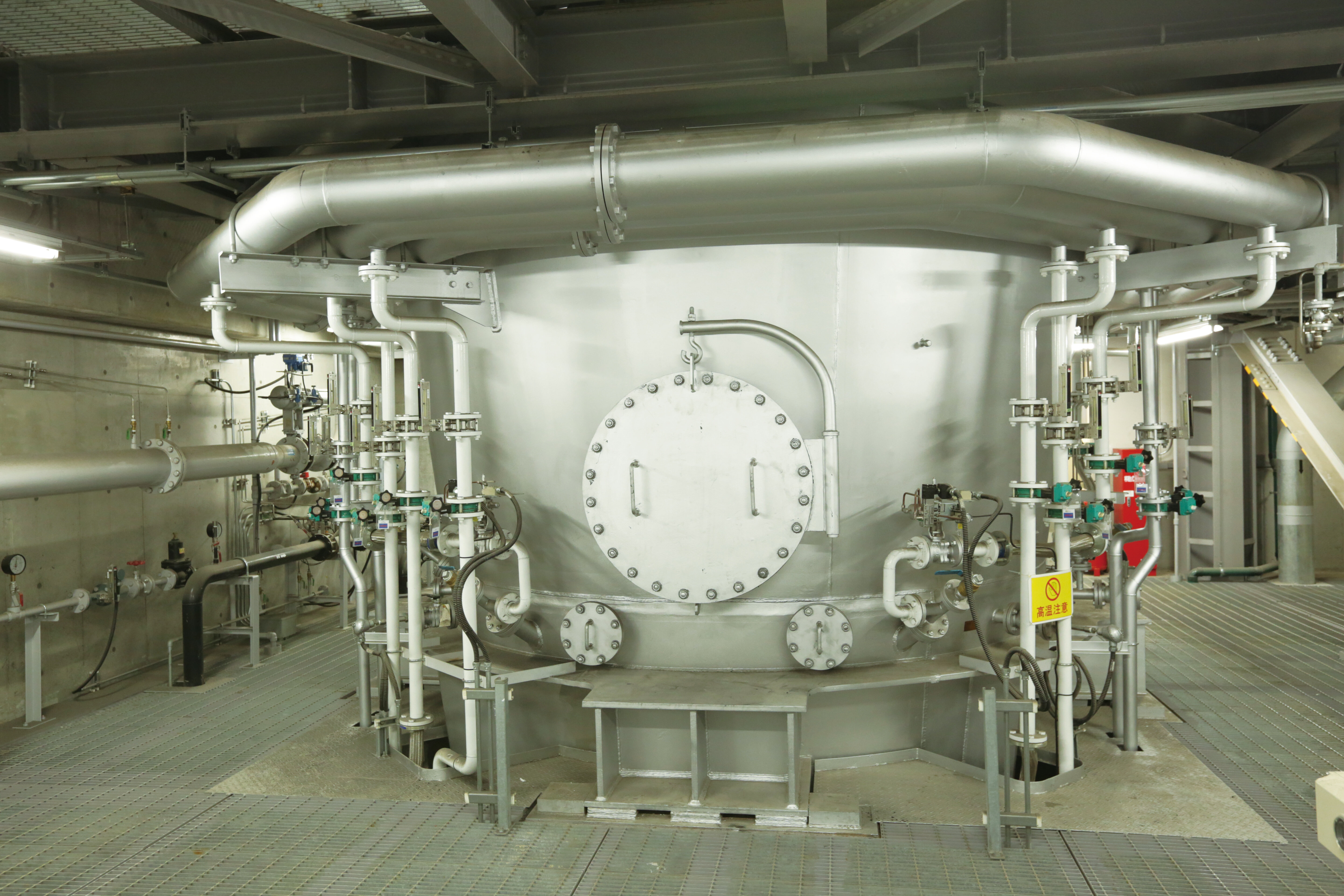 ガス化溶融炉の写真